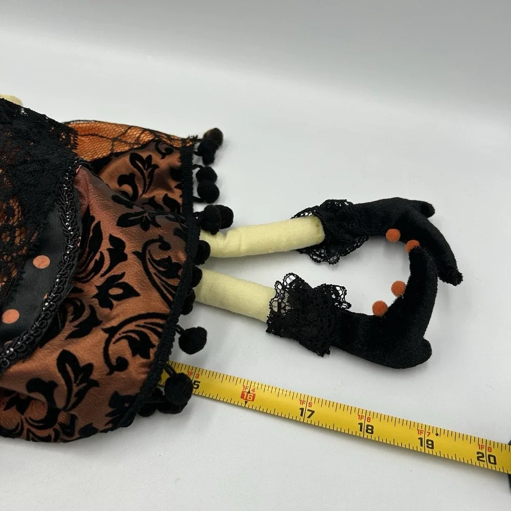 Halloween Witch‎ Doll Soft Figure Autumn Fall Harvest Decor Shelf Sitter